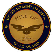 U.S. Department of Labor: HIRE Vets 2018 Gold Award